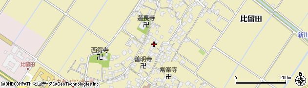 滋賀県野洲市比留田648周辺の地図