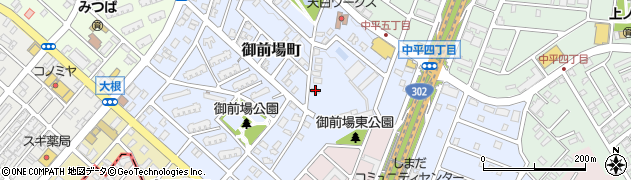 愛知県名古屋市天白区御前場町106周辺の地図