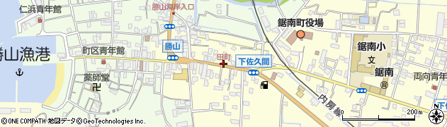 田町周辺の地図
