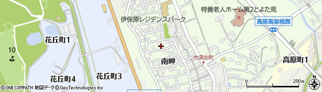 愛知県豊田市大清水町（南岬）周辺の地図
