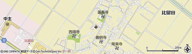 滋賀県野洲市比留田916周辺の地図