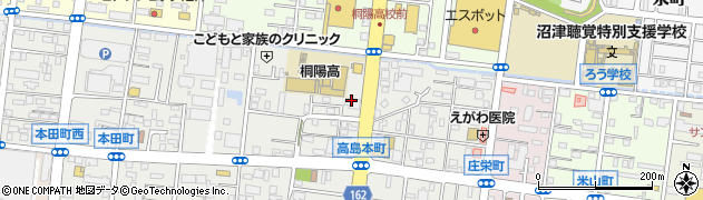 沼津信用金庫高島町支店周辺の地図