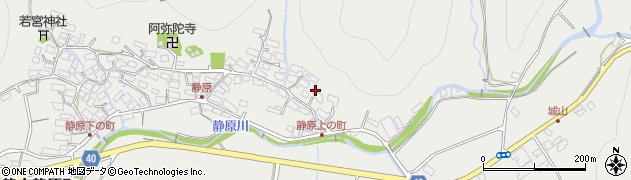 京都府京都市左京区静市静原町4周辺の地図