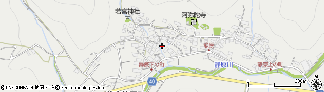 京都府京都市左京区静市静原町172周辺の地図