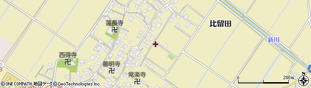 滋賀県野洲市比留田613周辺の地図