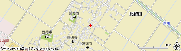 滋賀県野洲市比留田636周辺の地図