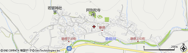 京都府京都市左京区静市静原町207周辺の地図