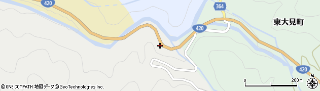 愛知県豊田市葛沢町（神尾川）周辺の地図