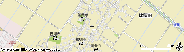 滋賀県野洲市比留田645周辺の地図