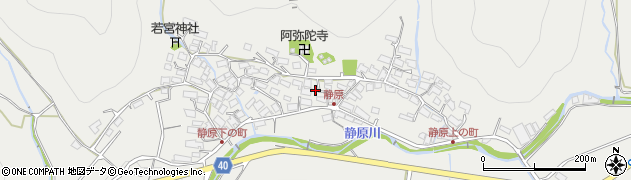 京都府京都市左京区静市静原町212周辺の地図