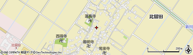 滋賀県野洲市比留田928周辺の地図
