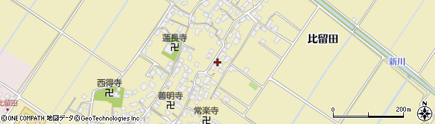 滋賀県野洲市比留田992周辺の地図