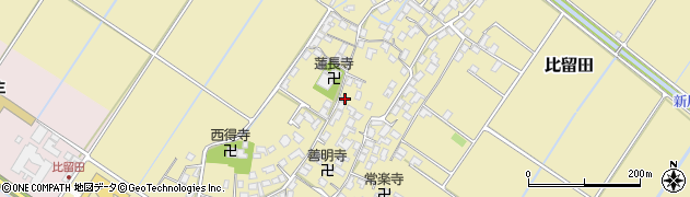 滋賀県野洲市比留田929周辺の地図