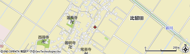 滋賀県野洲市比留田993周辺の地図
