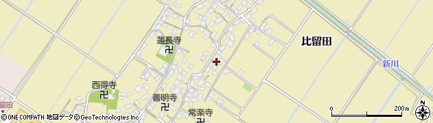 滋賀県野洲市比留田991周辺の地図