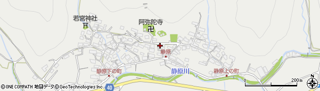 京都府京都市左京区静市静原町214周辺の地図