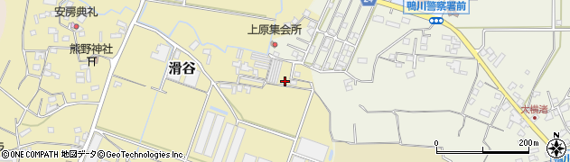 千葉県鴨川市滑谷162周辺の地図