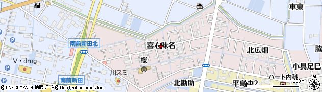 愛知県弥富市平島町（喜右味名）周辺の地図