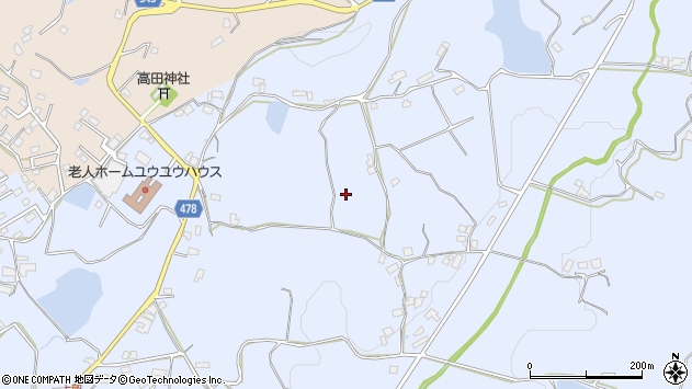 〒708-0807 岡山県津山市下横野の地図