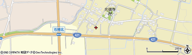 三重県いなべ市大安町石榑東63周辺の地図