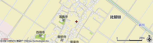 滋賀県野洲市比留田638周辺の地図