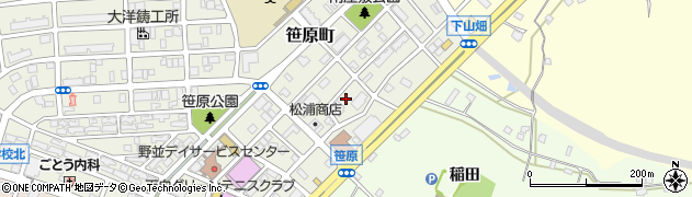 愛知県名古屋市天白区笹原町周辺の地図