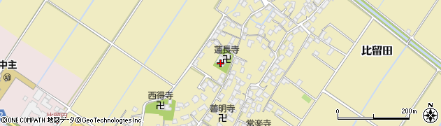 滋賀県野洲市比留田935周辺の地図