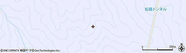 愛知県豊根村（北設楽郡）古真立（松島下）周辺の地図