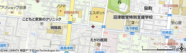 ヤマザキ理容室周辺の地図