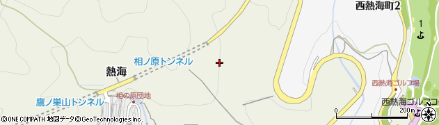 相ノ原トンネル周辺の地図