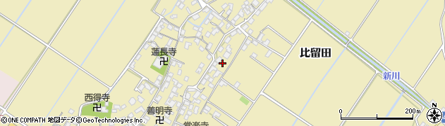 滋賀県野洲市比留田995周辺の地図