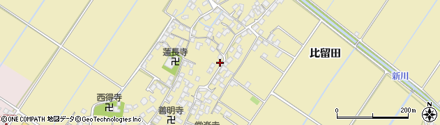 滋賀県野洲市比留田639周辺の地図