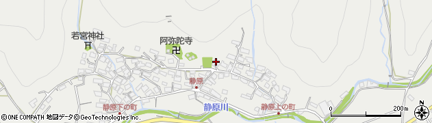 京都府京都市左京区静市静原町43周辺の地図
