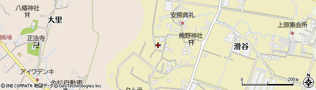 千葉県鴨川市滑谷622-1周辺の地図