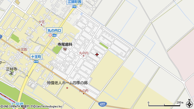 〒523-0062 滋賀県近江八幡市丸の内町の地図