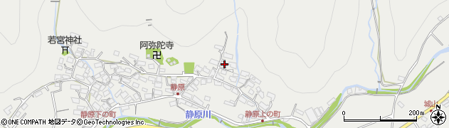 京都府京都市左京区静市静原町25周辺の地図