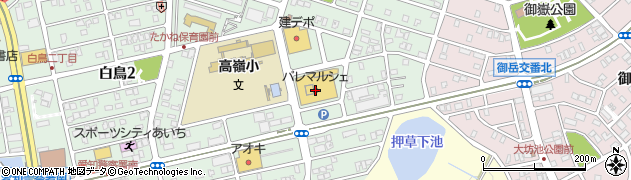 パレマルシェ東郷店周辺の地図