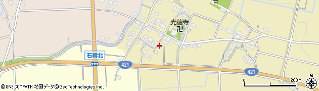 三重県いなべ市大安町石榑東62周辺の地図