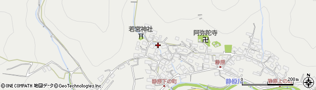 京都府京都市左京区静市静原町180周辺の地図