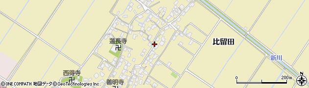 滋賀県野洲市比留田997周辺の地図