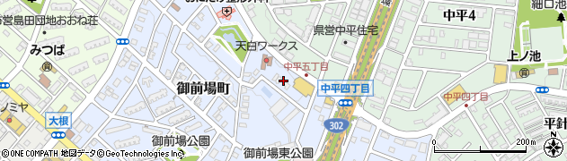 愛知県名古屋市天白区御前場町337周辺の地図
