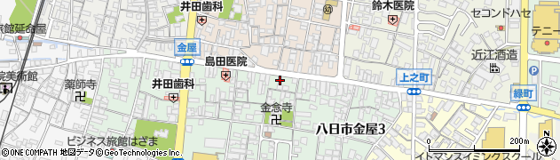田中ケアサービス株式会社八日市支援センター周辺の地図