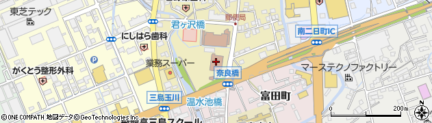富士山南東消防本部周辺の地図