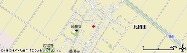 滋賀県野洲市比留田641周辺の地図