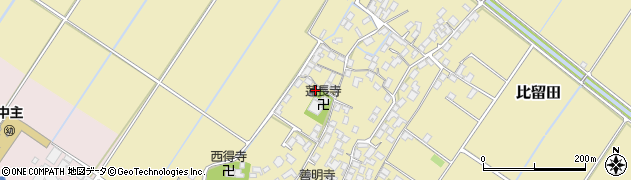 滋賀県野洲市比留田940周辺の地図
