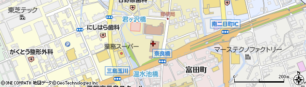 富士山南東消防本部　救急協力医テレホンサービス周辺の地図