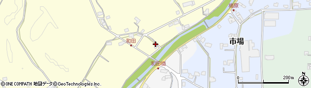 岡山県苫田郡鏡野町和田281周辺の地図