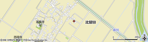 滋賀県野洲市比留田590周辺の地図