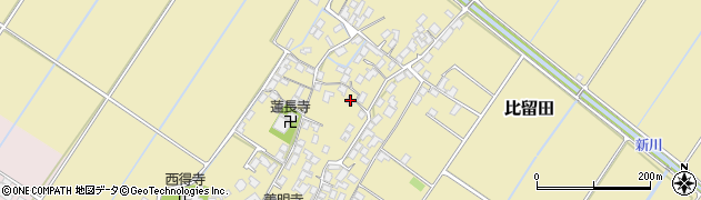 滋賀県野洲市比留田640周辺の地図