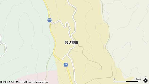 〒444-2311 愛知県豊田市沢ノ堂町の地図